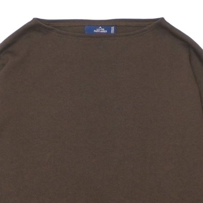 画像3: SAINT JAMES（セントジェームス）OUESSANT LOOSE（ウエッソン・ルーズ）"SOLID" / CHOCO（チョコ）