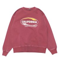 BARNS OUTFITTERS (バーンズアウトフィッターズ）Super Heavy Weight  Sweat Shirt（スーパーヘビーウェイトスウェットシャツ）"Calfornia Dreamin'" / Red（レッド）