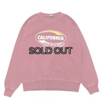 ＜30％OFF＞BARNS OUTFITTERS (バーンズアウトフィッターズ）Super Heavy Weight  Sweat Shirt（スーパーヘビーウェイトスウェットシャツ）"Calfornia Dreamin'" / Red Earth（レッドアース）
