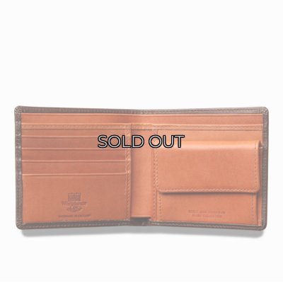 画像2: Whitehouse Cox（ホワイトハウスコックス）S7532 Coin Wallet（2つ折りウォレット）/Brown×Tan（ブラウン×タン）