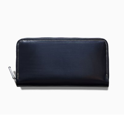 画像1: Whitehouse Cox（ホワイトハウスコックス）S2622 Long Zip Wallet（ロングジップウォレット）/Navy（ネイビー）
