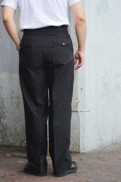 画像9: 【PointUp10%11/10迄】KAPTAIN SUNSHINE（キャプテンサンシャイン）Belted Riviera Pants（ベルテッドリヴェラパンツ） / Black（ブラック）