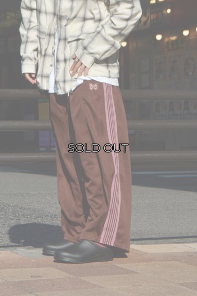 画像7: 【PointUp10%11/10迄】NEEDLES（ニードルズ）H.D Track Pant（ヒザデルトラックパンツ）"Poly Smooth" / Brown（ブラウン）