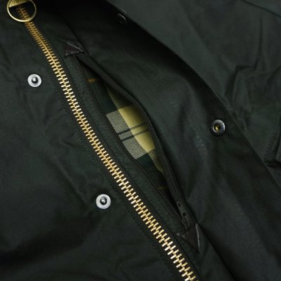 画像7: Barbour（バブァー）TRANSPORT WAX JACKET（トランスポートワックスジャケット）"Wax Cotton" / Sage（セージ）