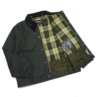 画像8: Barbour（バブァー）TRANSPORT WAX JACKET（トランスポートワックスジャケット）"Wax Cotton" / Sage（セージ）