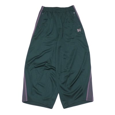画像1: NEEDLES（ニードルズ）H.D Track Pant（ヒザデルトラックパンツ）"Poly Smooth" / Green（グリーン）