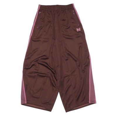 画像1: NEEDLES（ニードルズ）H.D Track Pant（ヒザデルトラックパンツ）"Poly Smooth" / Brown（ブラウン）