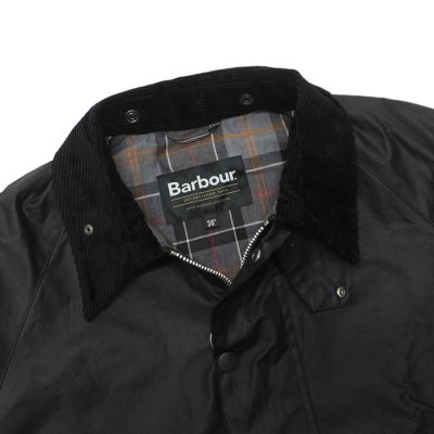 画像3: Barbour（バブァー）TRANSPORT WAX JACKET（トランスポートワックスジャケット）"Wax Cotton" / Black（ブラック）
