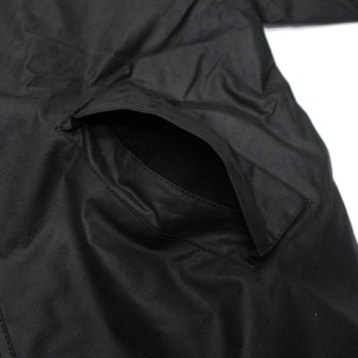画像6: Barbour（バブァー）TRANSPORT WAX JACKET（トランスポートワックスジャケット）"Wax Cotton" / Black（ブラック）