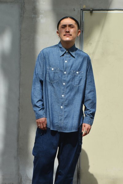 画像7: Post O'Alls（ポストオーバーオールズ）St.Louis（セント・ルイス）”Chambray" / Indigo（インディゴ）