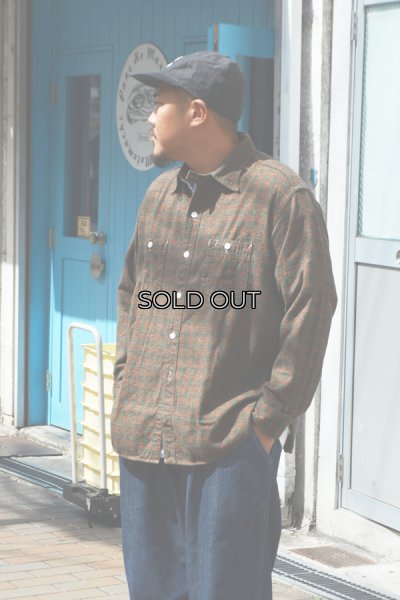 画像8: Post O'Alls（ポストオーバーオールズ）St.Louis（セント・ルイス）”Cotton Flannel Plaid" / Orange Block（オレンジ ブロックチェック）