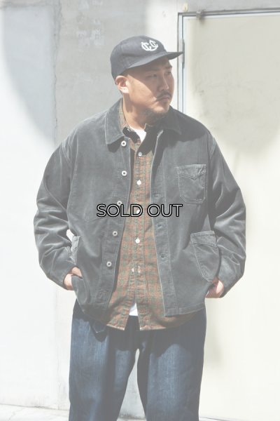 画像10: Post O'Alls（ポストオーバーオールズ）POS-Travail 2（ポストラバイル 2） "Widewale Cords" / Charcoal（チャコール）