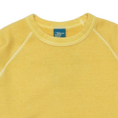 画像3: Good On（グッドオン）Raglan Crew Sweat（ラグランクルースウェット）"Pigment Dye" / Straw（ストロー）