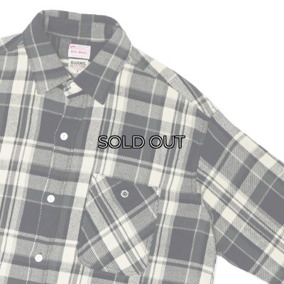画像4: BARNS OUTFITTERS×BIG MAC（バーンズアウトフィッターズ×ビックマック）Flannel L/S Shirt（フランネルロングスリーブシャツ） / Black（ブラック）