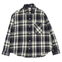 BARNS OUTFITTERS×BIG MAC（バーンズアウトフィッターズ×ビックマック）Flannel L/S Shirt（フランネルロングスリーブシャツ） / Black（ブラック）