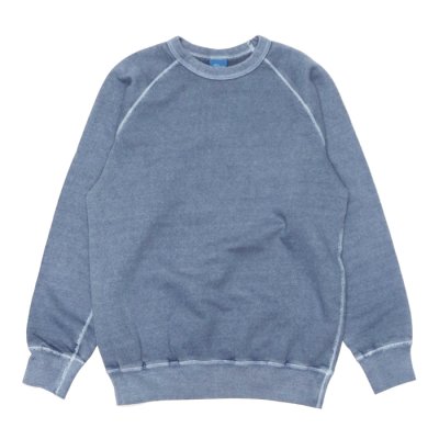 画像1: Good On（グッドオン）Raglan Crew Sweat（ラグランクルースウェット）"Pigment Dye" / Ajisai（アジサイ）