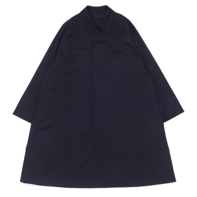 画像1: KAPTAIN SUNSHINE（キャプテンサンシャイン）Walker Coat（ウォーカーコート）"FINX COTTON Fully Lined" / Navy（ネイビー）