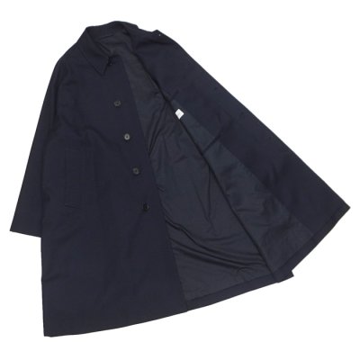 画像3: 【PointUp10%11/10迄】KAPTAIN SUNSHINE（キャプテンサンシャイン）Walker Coat（ウォーカーコート）"FINX COTTON Fully Lined" / Navy（ネイビー）