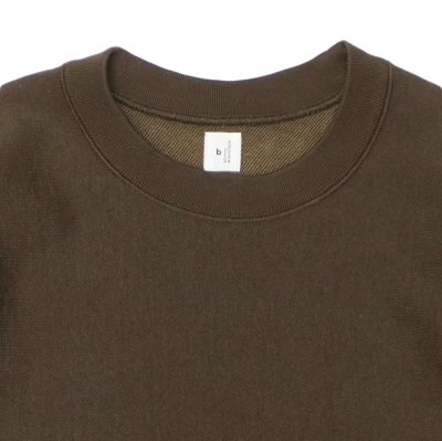 画像3: blurhms ROOTSTOCK（ブラームスルーツストック）Soft&Hard Sweat Crew Neck Pullover（ソフト&ハードスウェットクルーネックプルオーバー）/ Khaki Brown（カーキブラウン）