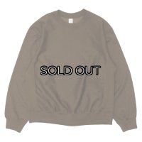 blurhms ROOTSTOCK（ブラームスルーツストック）Soft&Hard Sweat Crew Neck Pullover（ソフト&ハードスウェットクルーネックプルオーバー）/ Khaki Brown（カーキブラウン）