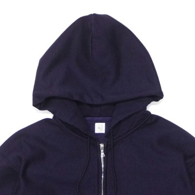画像3: blurhms ROOTSTOCK（ブラームスルーツストック）Soft&Hard Sweat Hoodie Zip（ソフト&ハードスウェットフーディジップ）/ Dark Purple（ダークパープル）