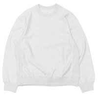 blurhms ROOTSTOCK（ブラームスルーツストック）Soft&Hard Sweat Crew Neck Pullover（ソフト&ハードスウェットクルーネックプルオーバー）/ Heather White（ヘザーホワイト）