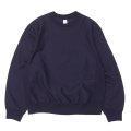 blurhms ROOTSTOCK（ブラームスルーツストック）Soft&Hard Sweat Crew Neck Pullover（ソフト&ハードスウェットクルーネックプルオーバー）/ Dark Purple（ダークパープル）