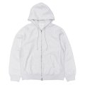 blurhms ROOTSTOCK（ブラームスルーツストック）Soft&Hard Sweat Hoodie Zip（ソフト&ハードスウェットフーディジップ）/ Heather White（ヘザーホワイト）
