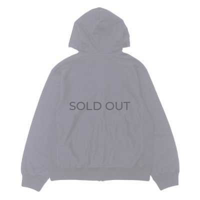画像2: blurhms ROOTSTOCK（ブラームスルーツストック）Soft&Hard Sweat Hoodie Zip（ソフト&ハードスウェットフーディジップ）/ Dark Purple（ダークパープル）