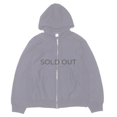 画像1: blurhms ROOTSTOCK（ブラームスルーツストック）Soft&Hard Sweat Hoodie Zip（ソフト&ハードスウェットフーディジップ）/ Dark Purple（ダークパープル）