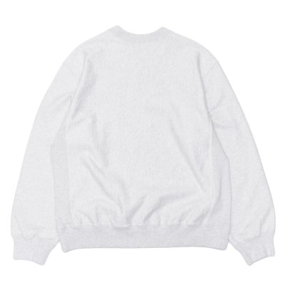 画像2: blurhms ROOTSTOCK（ブラームスルーツストック）Soft&Hard Sweat Crew Neck Pullover（ソフト&ハードスウェットクルーネックプルオーバー）/ Heather White（ヘザーホワイト）