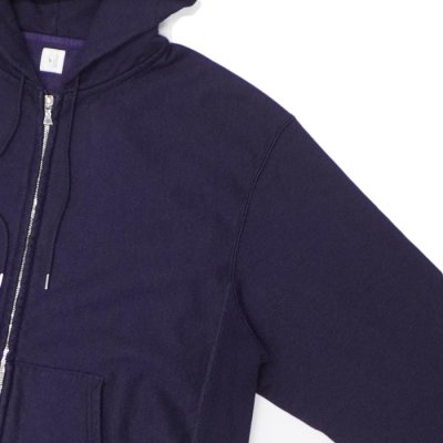 画像4: blurhms ROOTSTOCK（ブラームスルーツストック）Soft&Hard Sweat Hoodie Zip（ソフト&ハードスウェットフーディジップ）/ Dark Purple（ダークパープル）