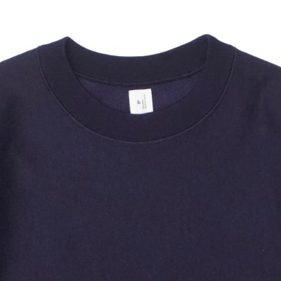 画像3: blurhms ROOTSTOCK（ブラームスルーツストック）Soft&Hard Sweat Crew Neck Pullover（ソフト&ハードスウェットクルーネックプルオーバー）/ Dark Purple（ダークパープル）