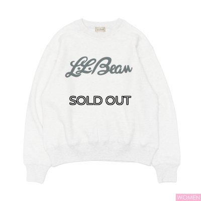 画像1: L.L.Bean（エルエルビーン）Ladies Winthrop Crewneck Sweatshirt（レディース ウィンスロップクルーネックスウェットシャツ）"Japan Edition" / Brich（バーチ）