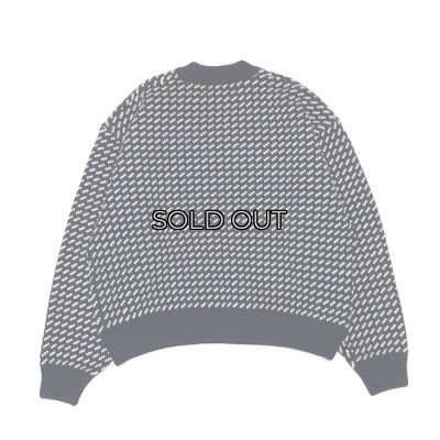 画像2: L.L.Bean（エルエルビーン）Ladies Wayne Sweater Bard's-Eye（レディース ウェインセーターバーズアイ）"Japan Edition" / Navy×Natural（ネイビー×ナチュラル）