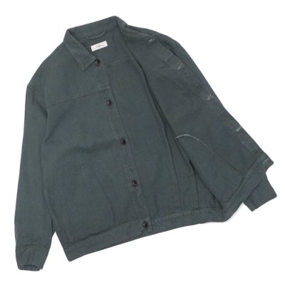 画像3: alvana（アルヴァナ）NATURAL TWILL SHORT JACKET（ナチュラルツイルショートジャケット）/ Khaki（カーキ）