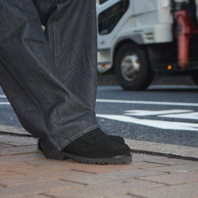 画像9: G.H.BASS（ジーエイチバス）LARSON（ラーソン・ラグソール）"Lug Sole" / Black Suede（ブラックスウェード）