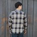 画像9: BARNS OUTFITTERS×BIG MAC（バーンズアウトフィッターズ×ビックマック）Flannel L/S Shirt（フランネルロングスリーブシャツ） / Black（ブラック） (9)