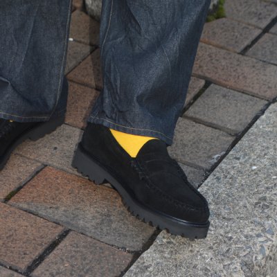 画像10: G.H.BASS（ジーエイチバス）LARSON（ラーソン・ラグソール）"Lug Sole" / Black Suede（ブラックスウェード）