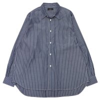 alvana（アルヴァナ）WIDE REGULAR SHIRTS（ワイドレギュラーシャツ）/ Navy Stripe（ネイビーストライプ）
