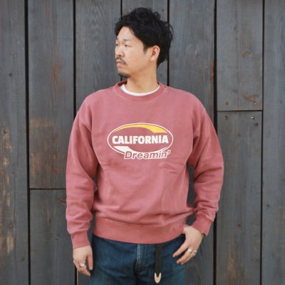 画像7: BARNS OUTFITTERS (バーンズアウトフィッターズ)Super Heavy Weight  Sweat Shirt(スーパーヘビーウェイトスウェットシャツ)"Calfornia Dreamin'" / Red Earth(レッドアース)