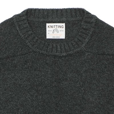 画像3: ★ポイント１０％（12/8迄）FilMelange（フィルメランジェ）SIEK（シーク）"Silk Wool Cotton Knit" / Moss Charcoal（モスチャコール）