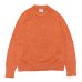画像1: FilMelange（フィルメランジェ）SIEK（シーク）"Silk Wool Cotton Knit" / Orange（オレンジ） (1)