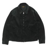 *A VONTADE（アボンタージ）Zip Work Jacket（ジップワークジャケット）"Corduroy" / Black（ブラック）