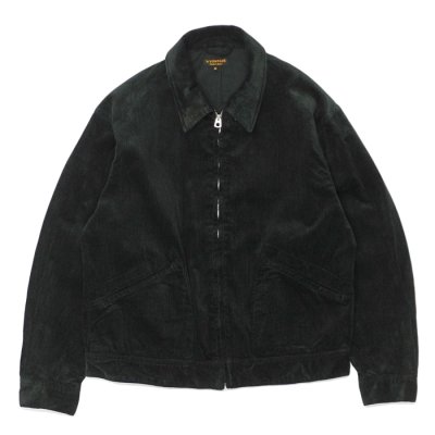 画像1: *A VONTADE（アボンタージ）Zip Work Jacket（ジップワークジャケット）"Corduroy" / Black（ブラック）