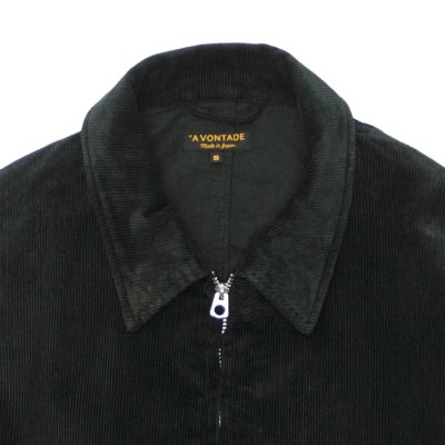 画像4: *A VONTADE（アボンタージ）Zip Work Jacket（ジップワークジャケット）"Corduroy" / Black（ブラック）