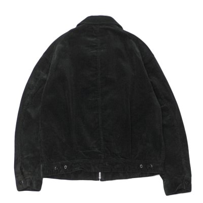 画像2: *A VONTADE（アボンタージ）Zip Work Jacket（ジップワークジャケット）"Corduroy" / Black（ブラック）