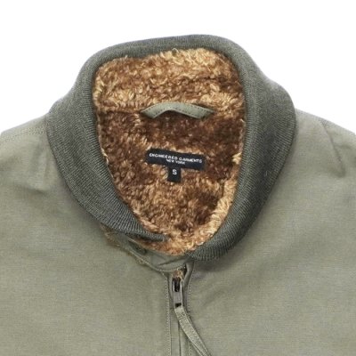 画像4: ENGINEERED GARMENTS（エンジニアードガーメンツ）LL VEST（LLベスト）"Cotton Double Cloth" / Olive（オリーブ）