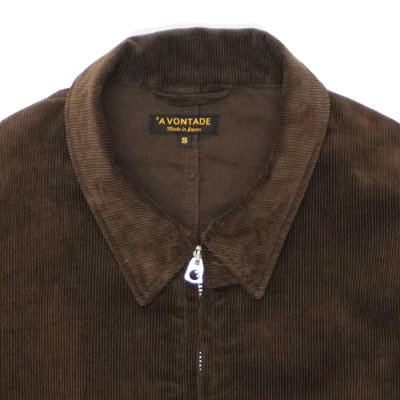 画像4: *A VONTADE（アボンタージ）Zip Work Jacket（ジップワークジャケット）"Corduroy" / Dk,Brown（ダークブラウン）