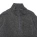 画像3: ENGINEERED GARMENTS（エンジニアードガーメンツ）Zip Moc Neck（ジップモックネック）"Wool Poly Nep Sweater Knit" / Charcoal（チャコール）